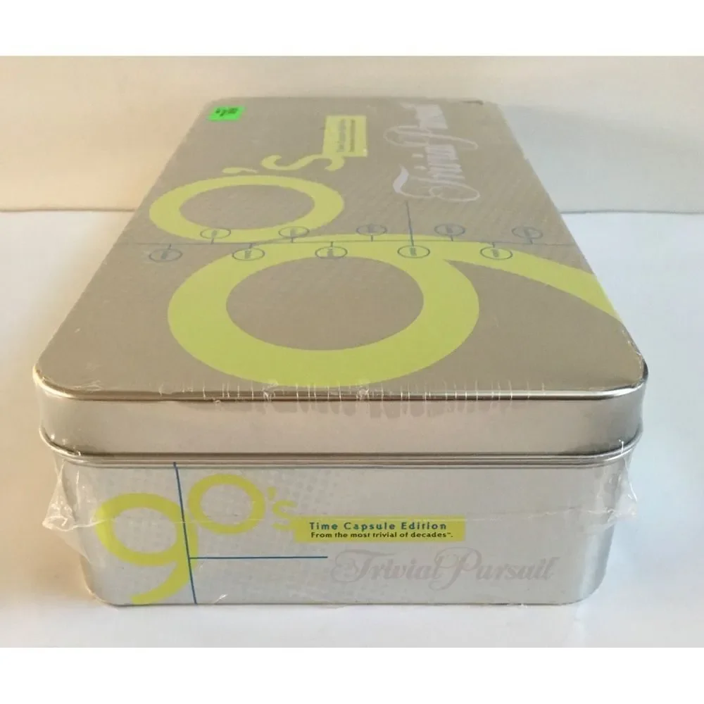 NEW Trivial Pursuit 90s Time Capsule Edition Trivia Metal Case Parker Brothers